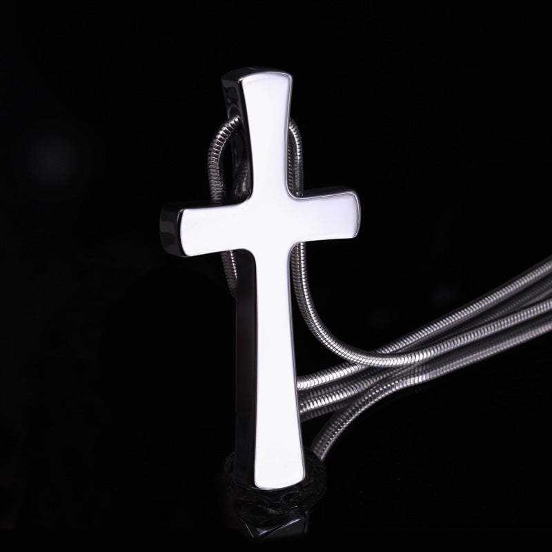 Cross necklace male clavicle chain