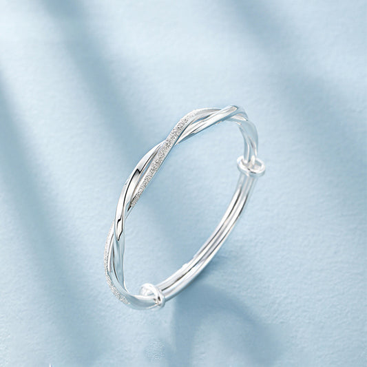 Sterling Silver Adjustable Bracelet for Women